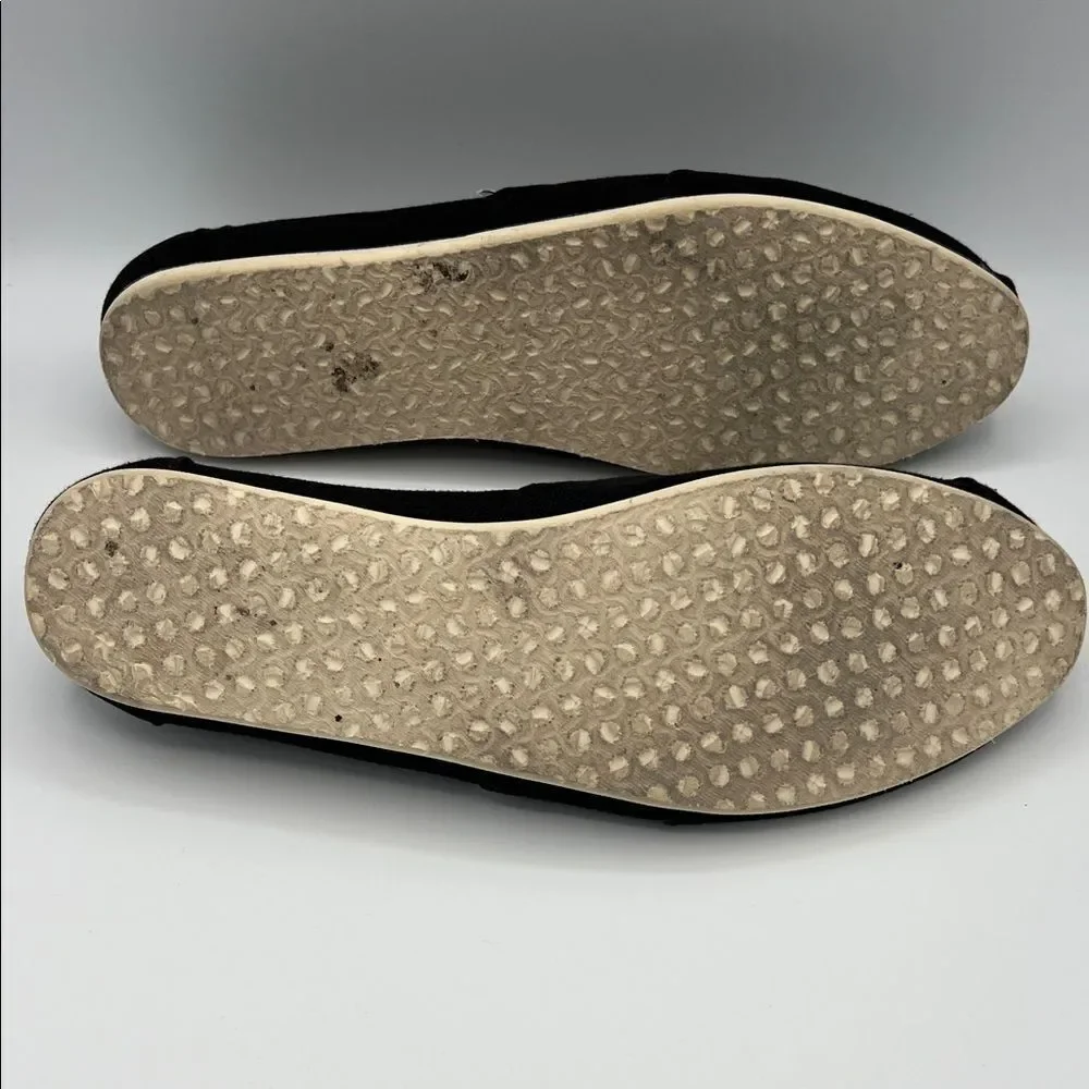 Toms Slip On Black Canvas Slip-On Shoes W12